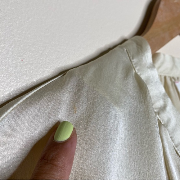 XIRENA CREAM MAYSON 100% SILK BLOUSE -Stardust - Picture 16 of 16